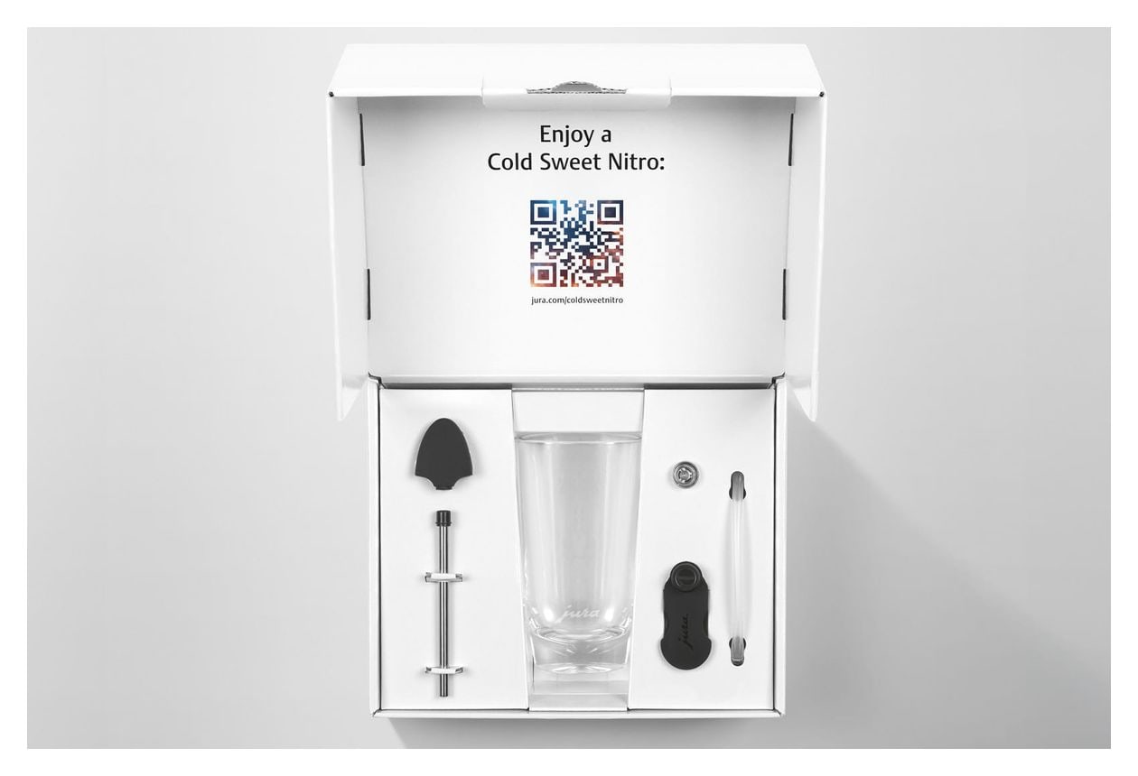 24328 Cold Sweet Nitro Kit  Syrup attachment (Schwarz, Edelstahl, Transparent) 
