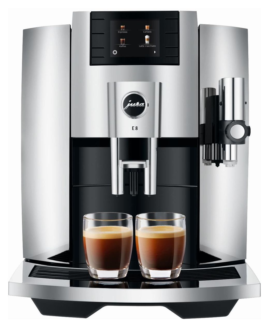 E8 Kaffeevollautomat 15 bar 1,9 l 280 g AutoClean (Chrom (EB)) 