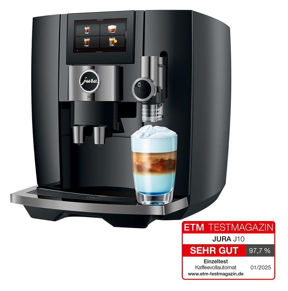 J10 Kaffeevollautomat 15 bar 1,9 l 280 g AutoClean (Piano Black) 