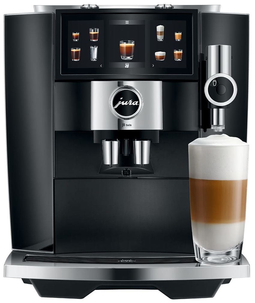 l Kaffeevollautomat 1,9 180 AutoClean g bar Black) Jura twin J8 (Diamond expert 15 von Technomarkt