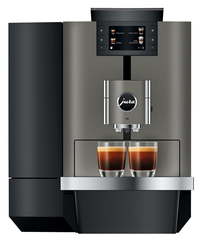 X10 (EB) Kaffeevollautomat 15 bar 2,8 l 500 g  (Stahl, Schwarz) 