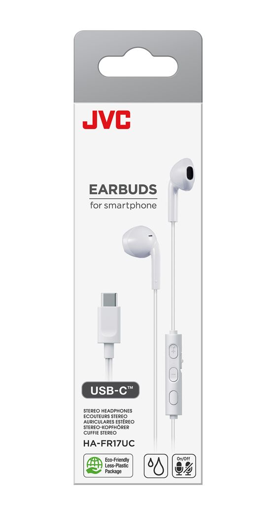 HA-FR17UC In-Ear Kopfhörer Kabelgebunden IPX2 USB Typ-C  (Weiß) 