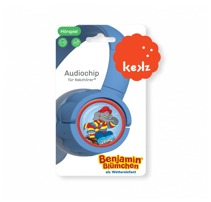 Benjamin Blümchen - Folge 1: Benjamin als Wetterelefant - Audiochip für Kekzhörer  (Mehrfarbig) 