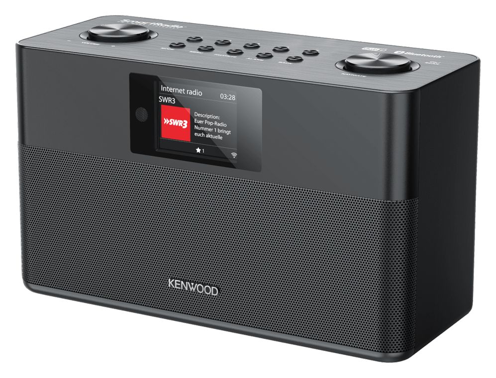 CR-ST100S-B Bluetooth DAB+, FM Radio Internet  (Schwarz) 