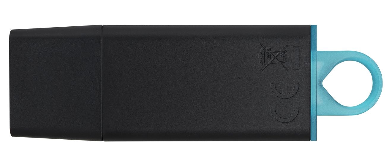 DataTraveler Exodia USB Typ-A Stick 64 GB  (Schwarz, Türkis) 