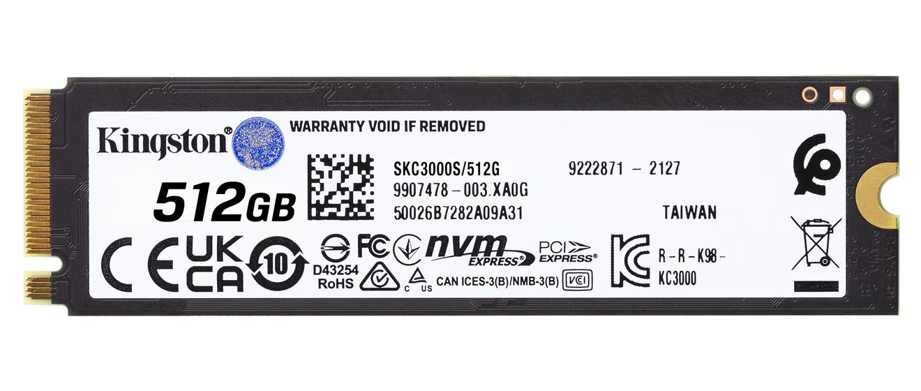 KC3000 512 GB SSD PCI Express 4.0 M.2 