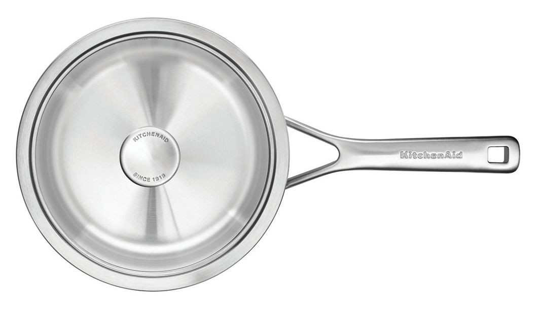 Kasserolle 16 cm Rund Edelstahl beschichtet 