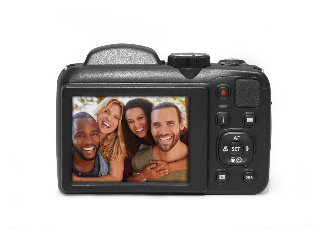 Pixpro AZ255  Kompaktkamera 25x Opt. Zoom  (Schwarz) 