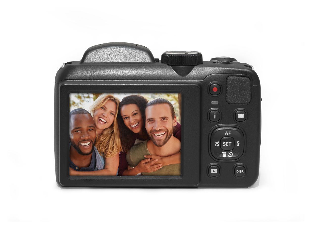 Pixpro AZ255 Astro Zoom  Kompaktkamera 25x Opt. Zoom  (Schwarz) 