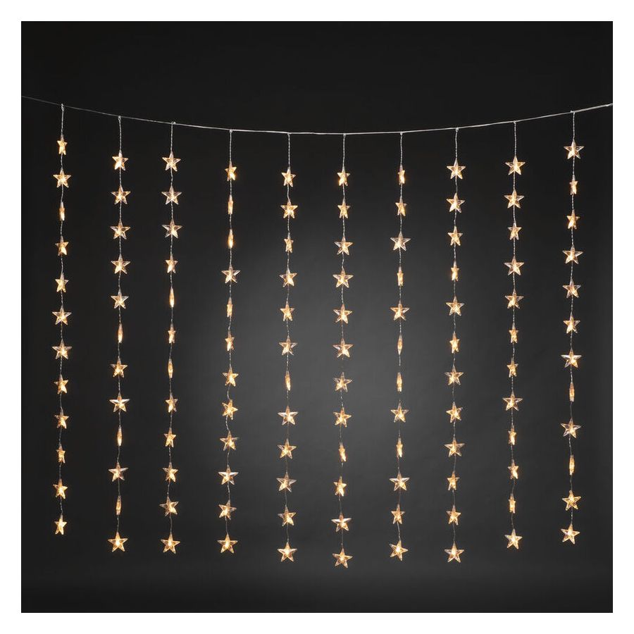 3703-803 Lichtervorhang 120 Sterne LED 2300 K Bernstein AC 