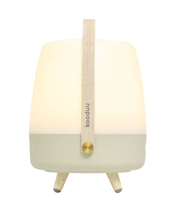 Lite-up Play 2.0 10 W Bluetooth Lautsprecher Laufzeit bis 11 h  (Sand, Weiß, Holz) 