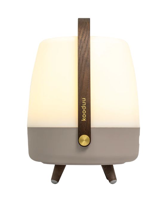 Lite-up Play 2.0 10 W Bluetooth Lautsprecher Laufzeit bis 11 h  (Beige, Weiß, Holz) 