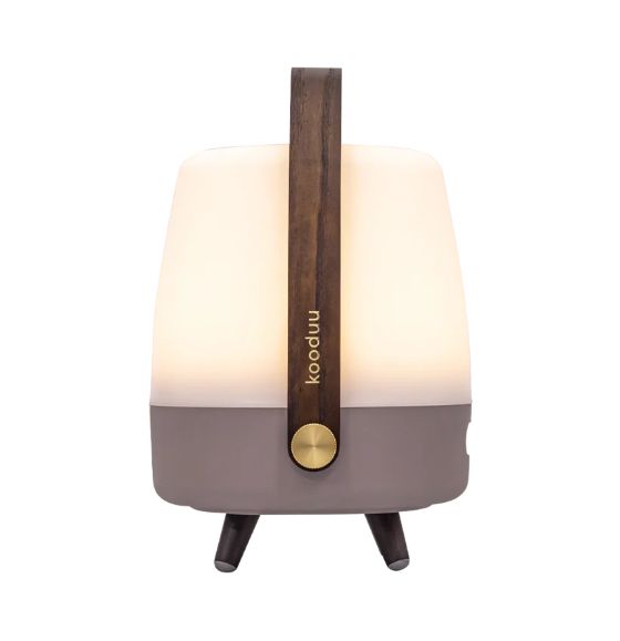 Lite-up Play Mini 8 W Bluetooth Lautsprecher Laufzeit bis 11 h  (Beige, Weiß, Holz) 