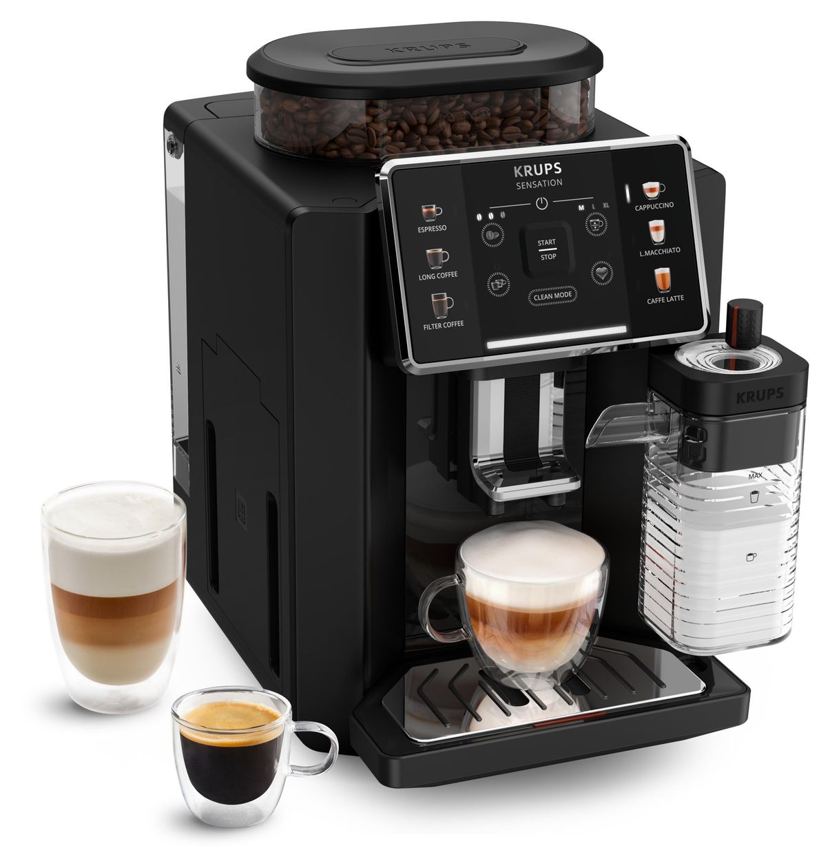 EA9128D Sensation Milk Kaffeevollautomat  (Schwarz) 