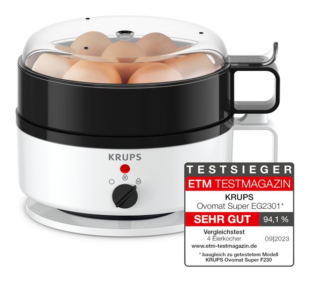 EG230115 Ovomat Super Eierkocher für 7 Eier  (Weiß) 