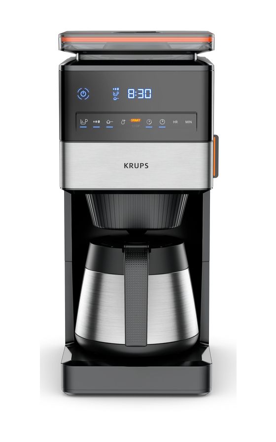 KT8428 Grind Aroma XL 15 Tassen Thermo Filterkaffeemaschine  (Schwarz, Edelstahl) 