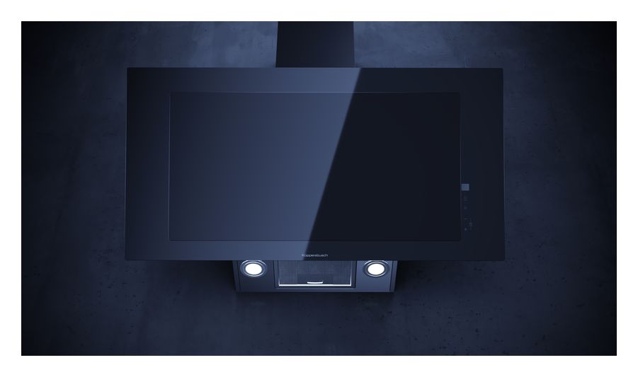 DW9250.0S Abluft/Umluft Dunstabzugshaube/Esse Wand 90 cm (Schwarz) 