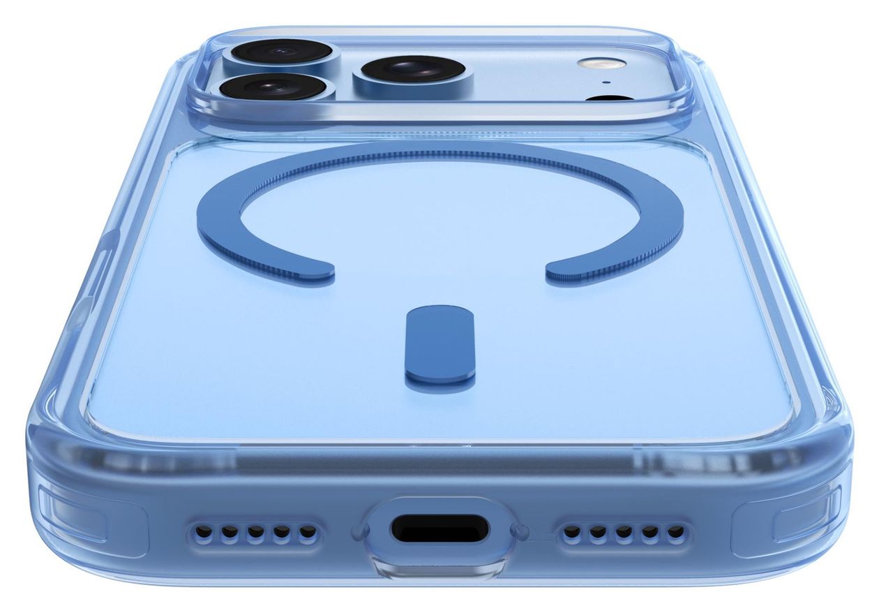 Crystal Fluro Cover für Apple iPhone 18 Pro Max  (Transparent, Blau) 