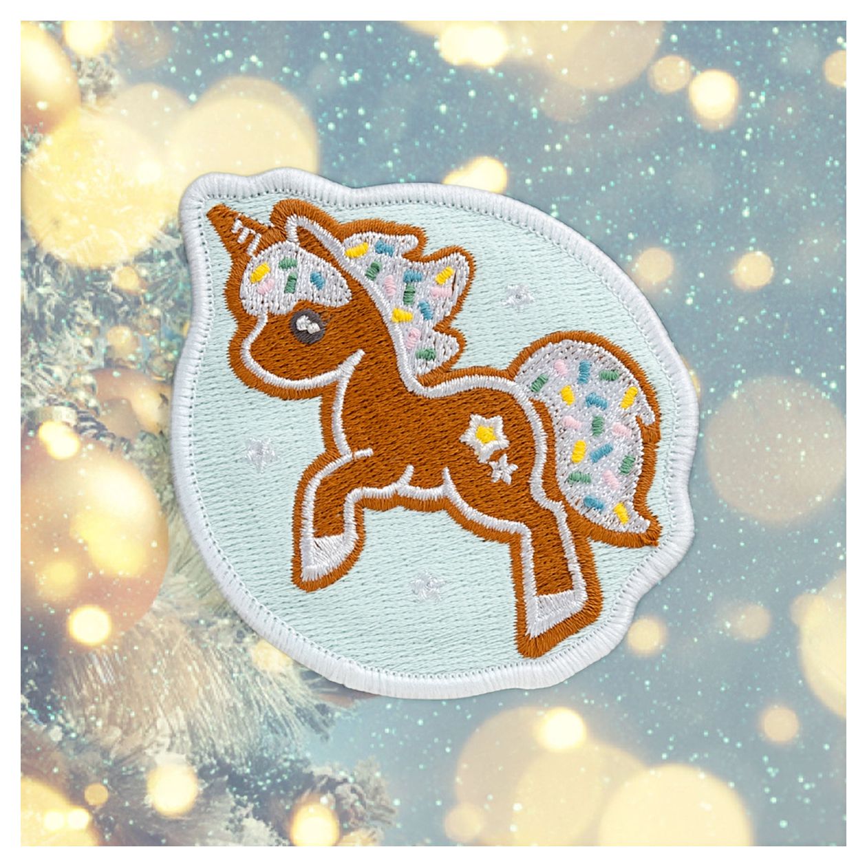 MAGMOJI BADGE – Unicorn Cookie Christmas Edition 