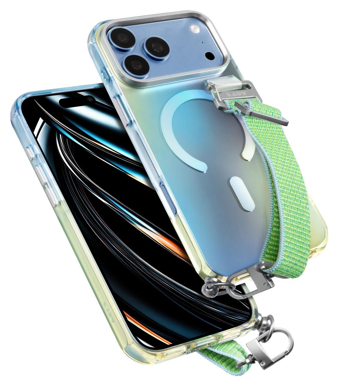 Neon Dream Cover für Apple iPhone 18 Pro  (Transparent) 