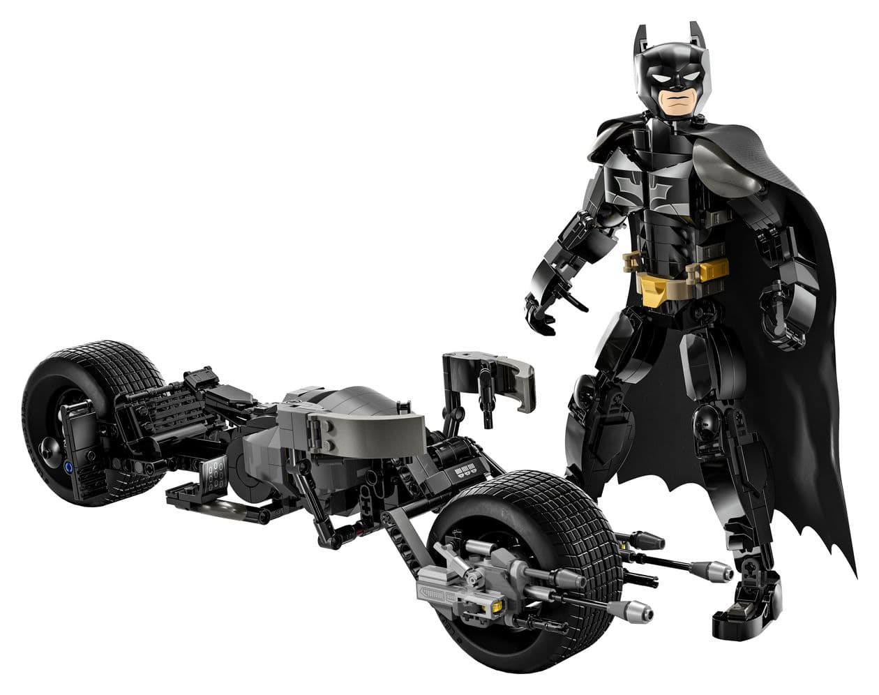 BatmanTM Baufigur mit dem Batpod 