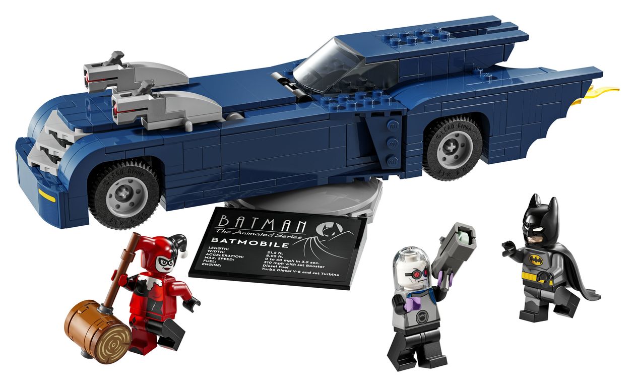 BatmanTM im BatmobilTM vs. Harley QuinnTM und Mr. FreezeTM 