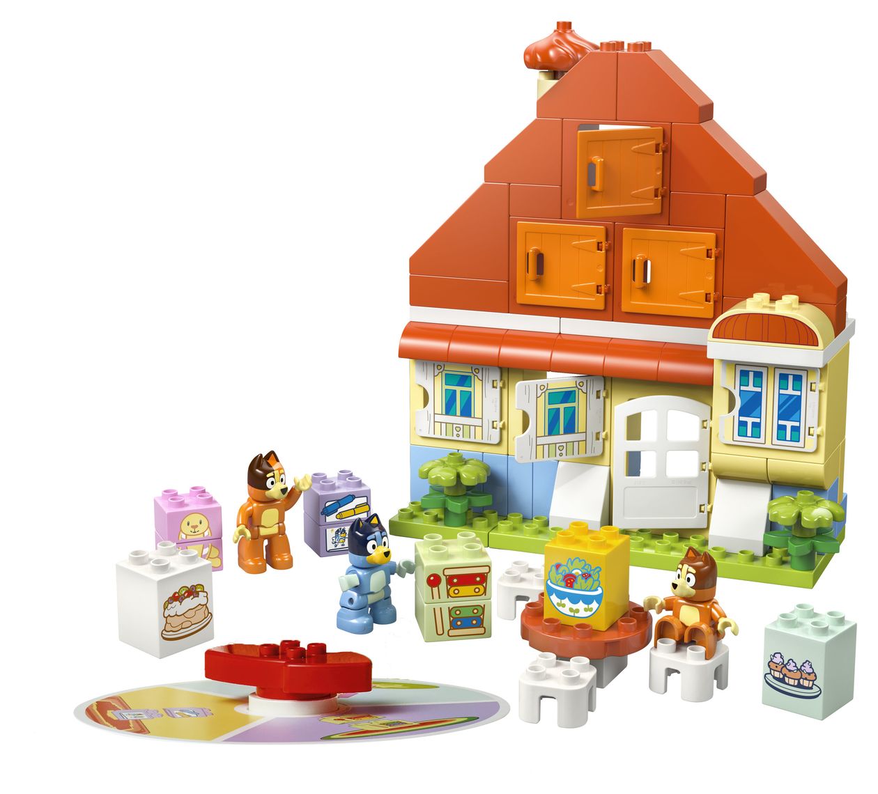 Blueys Familienhaus mit Memory-Spiel 