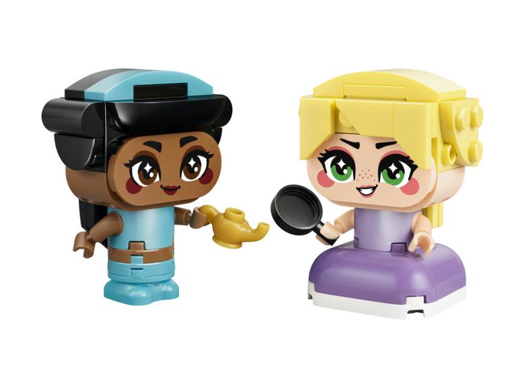 Die Mini-Prinzessinnen Jasmin und Rapunzel 