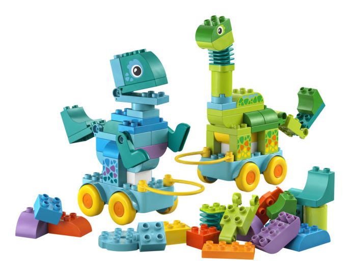 Dinos auf Rädern 3-in-1-Set 