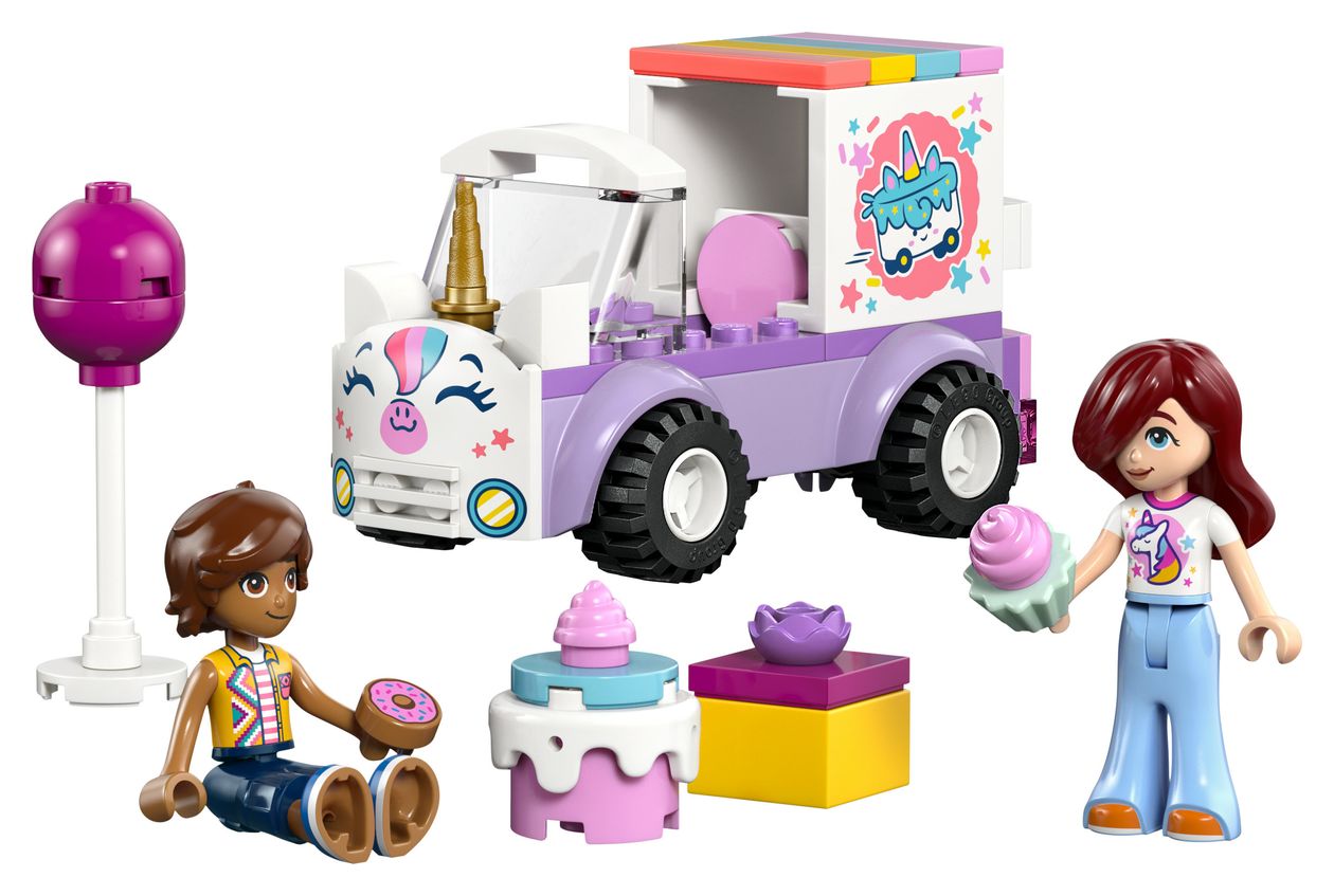 Einhorn-Kuchenlieferwagen 