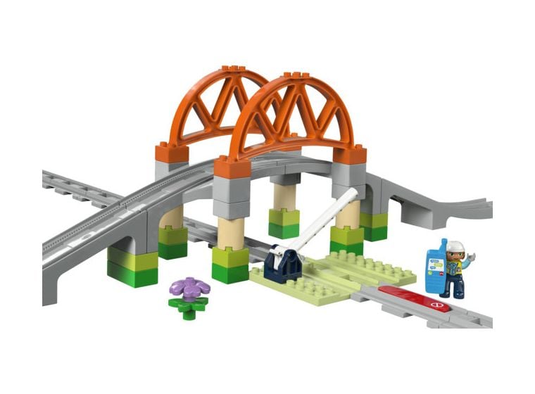Eisenbahnbrücke und Schienen – Erweiterungsset 