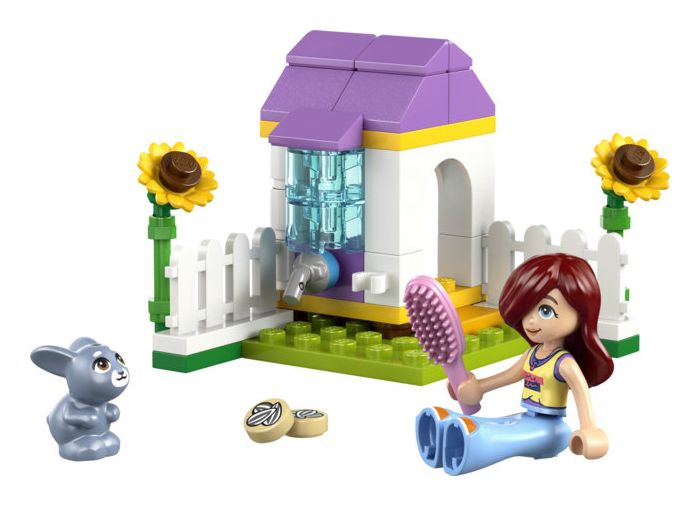 Garten mit Hasenstall 