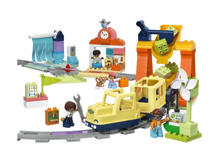 Große interaktive Eisenbahn 