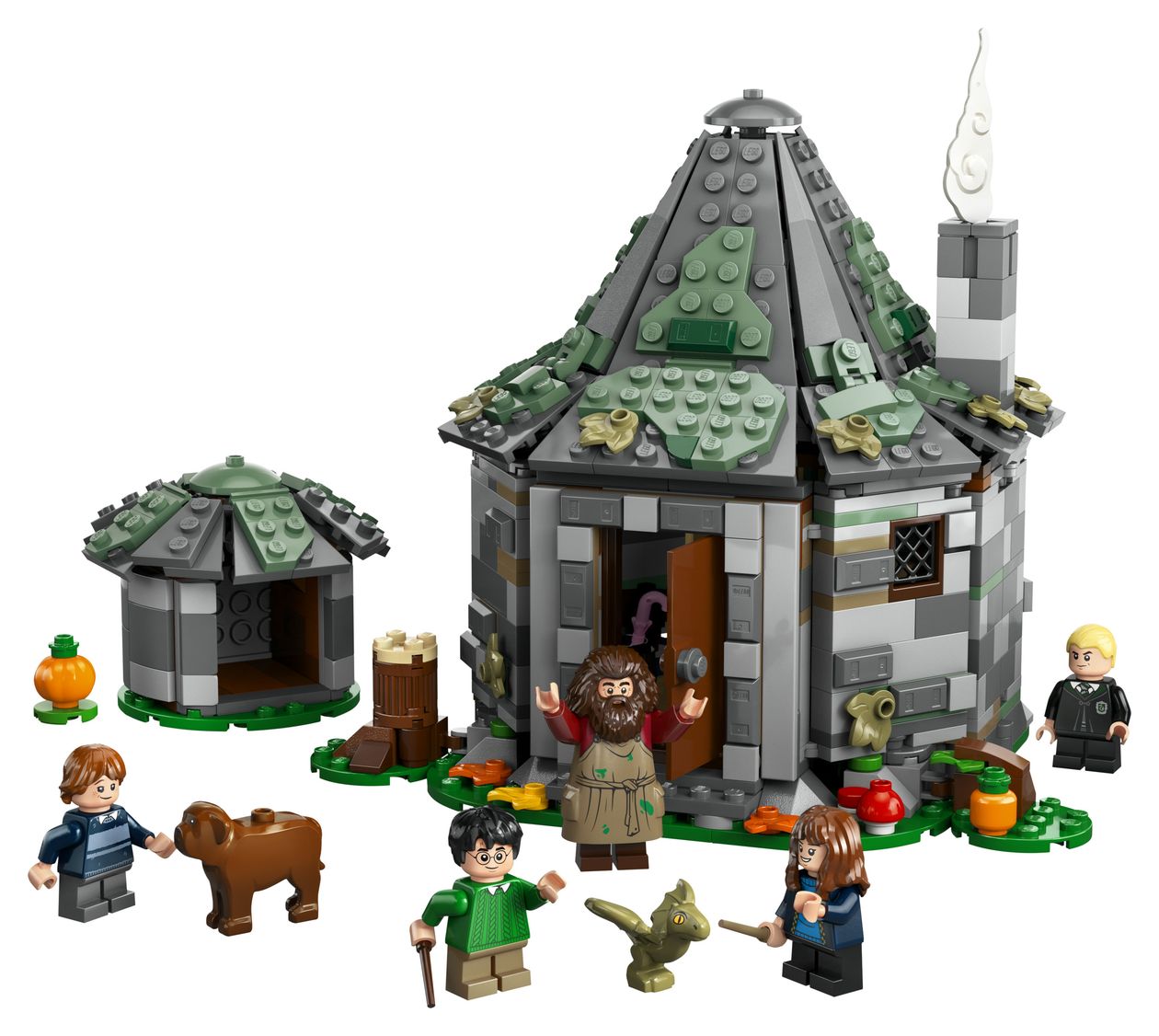 Harry Potter Hagrids Hütte Ein unerwarteter Besuch Bauset 896 Teile  (Mehrfarbig) 