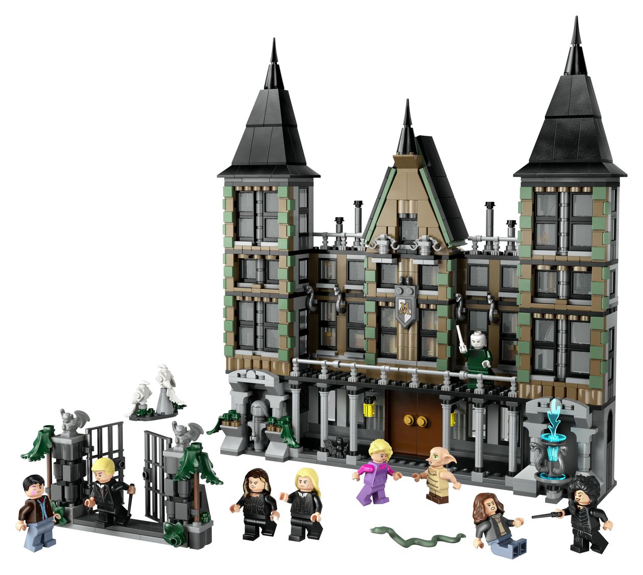 Harry Potter Landsitz der Familie Malfoy Bauset 1601 Teile  (Mehrfarbig) 