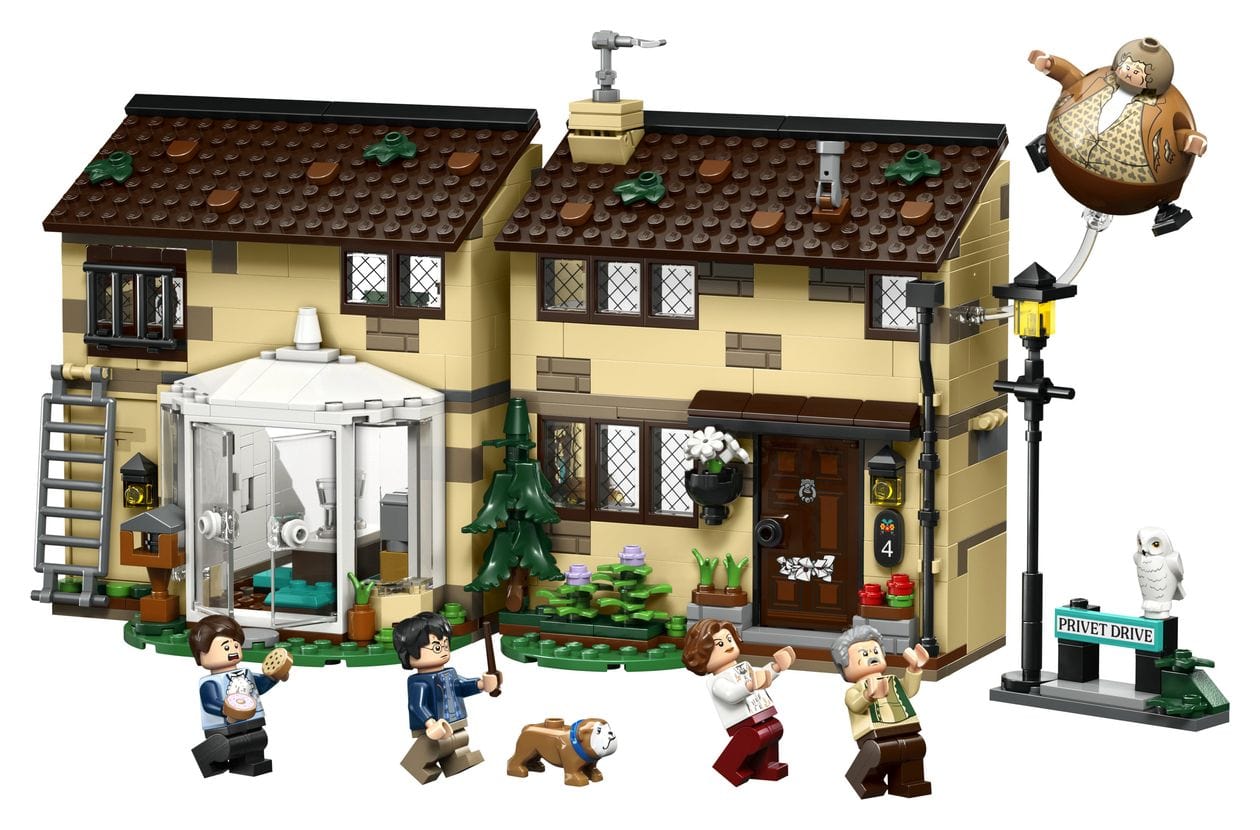 Harry Potter Ligusterweg Tante Magdas Besuch Bauset 639 Teile  (Mehrfarbig) 