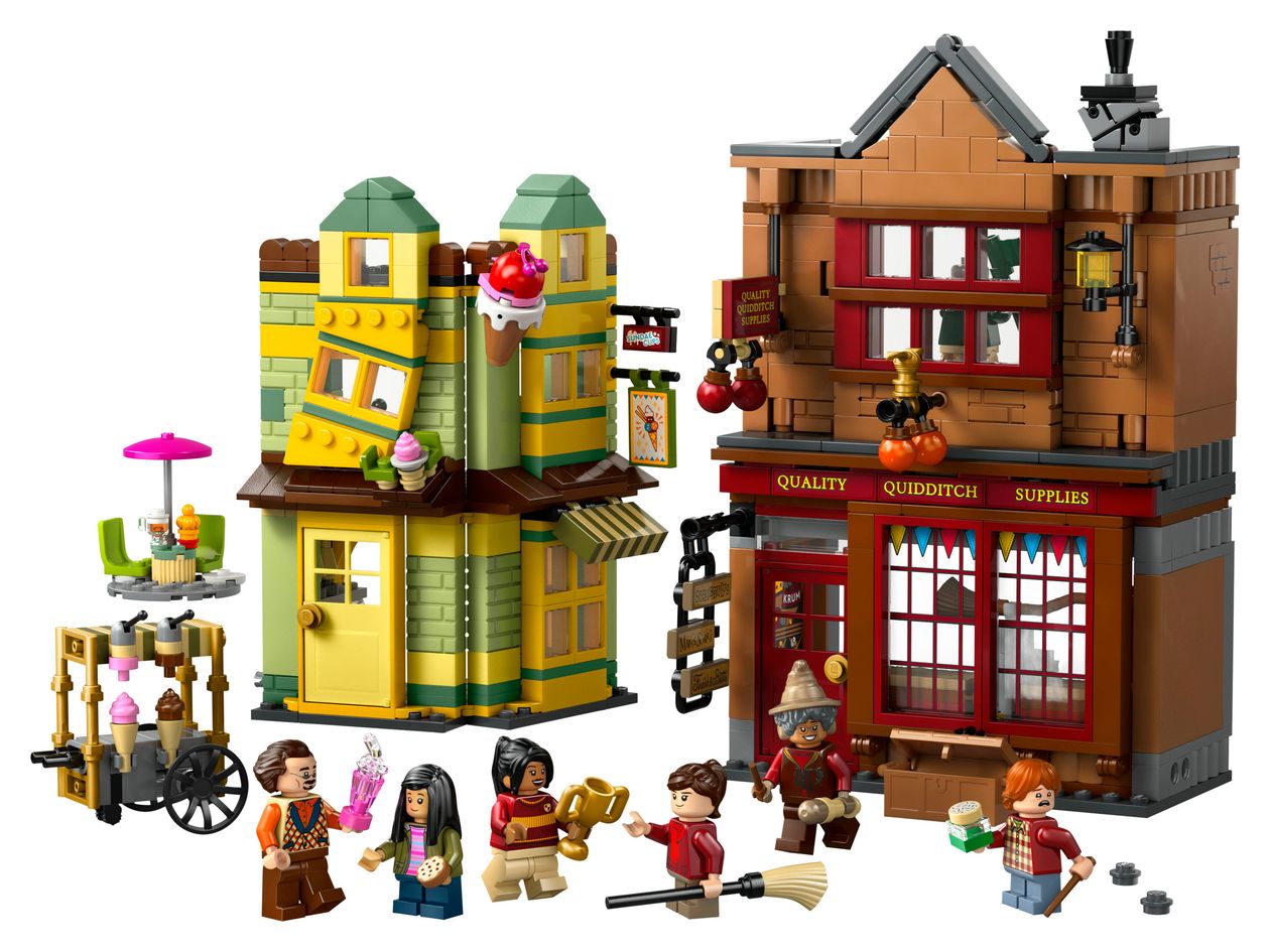 Harry Potter Qualität für Quidditch und Fortescues Eissalon Bauset 795 Teile  (Mehrfarbig) 