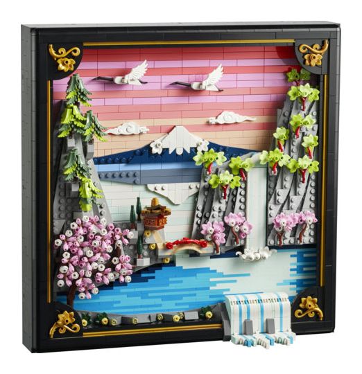 Japanische Kirschblütenlandschaft 