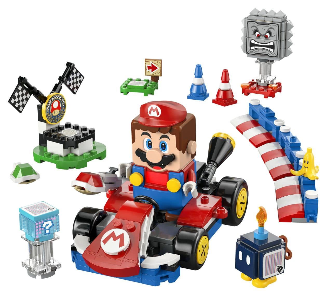 Mario Kart™ – Interaktiver LEGO® Mario™ & Standard-Kart 