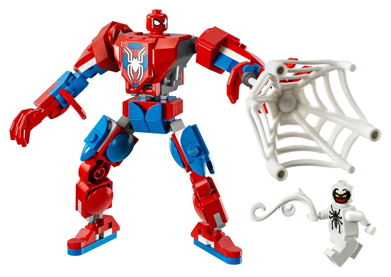 Marvel Spider-Man Mech vs. Anti-Venom Bauset 107 Teile  (Mehrfarbig) 