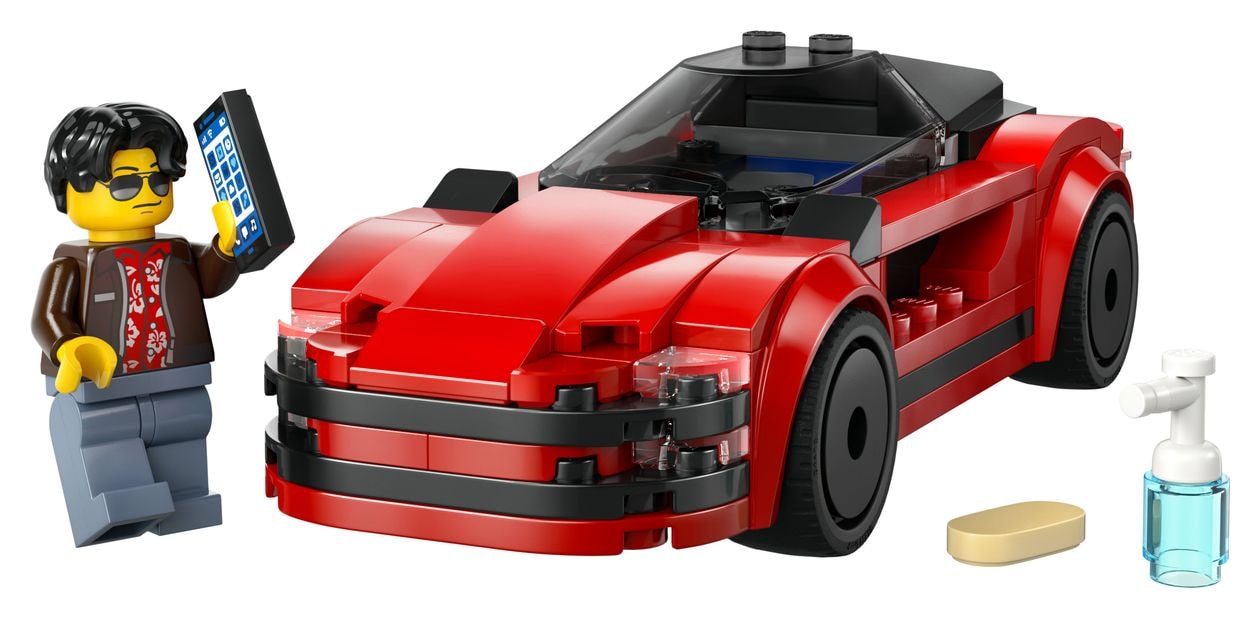 Roter Sportwagen 