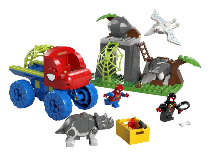 Spideys Team auf Rettungsmission im Dino-Truck 