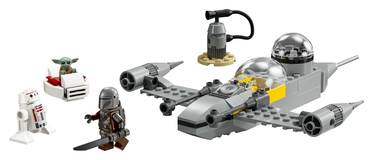 Star Wars Mandos und Grogus N-1 Starfighter Bauset 92 Teile  (Mehrfarbig) 