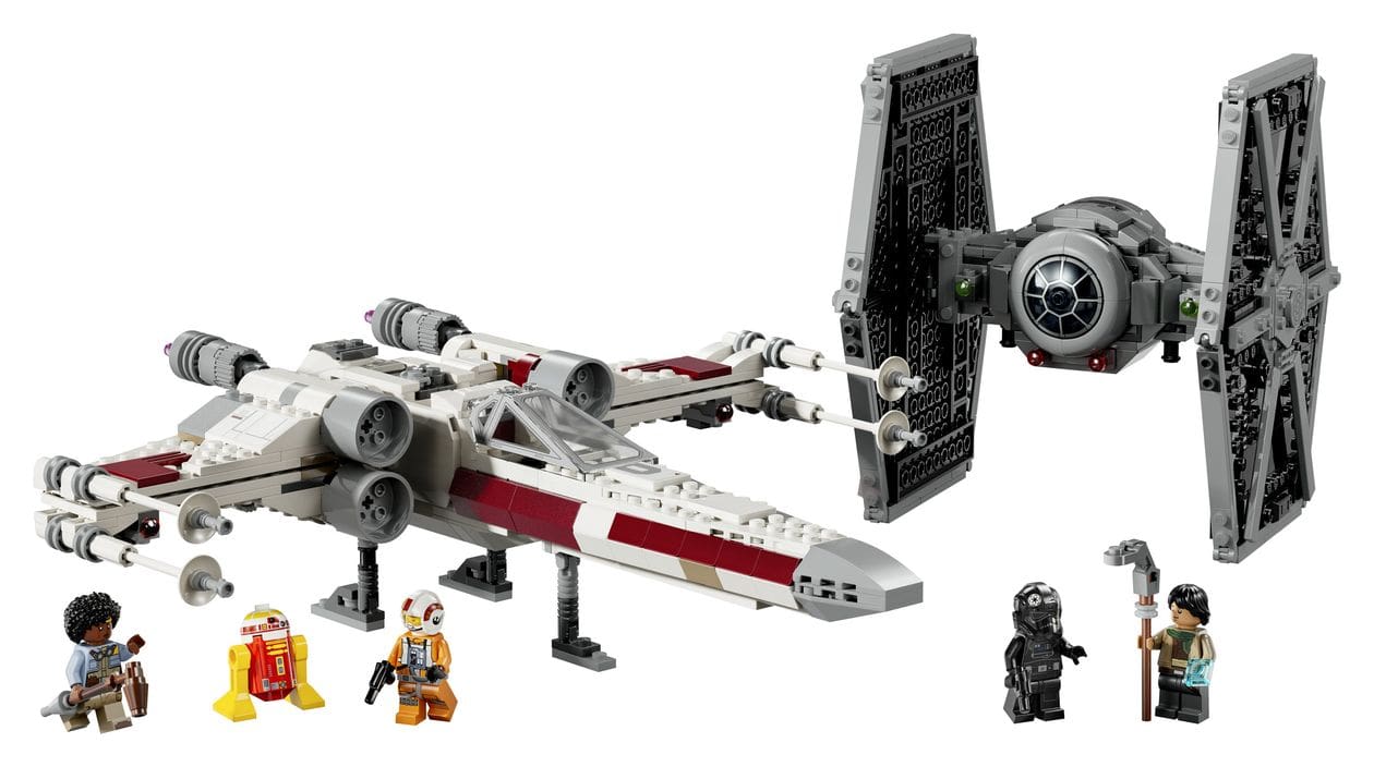 Star Wars Mashup aus TIE Fighter und X-Wing Bauset 1063 Teile  (Mehrfarbig) 