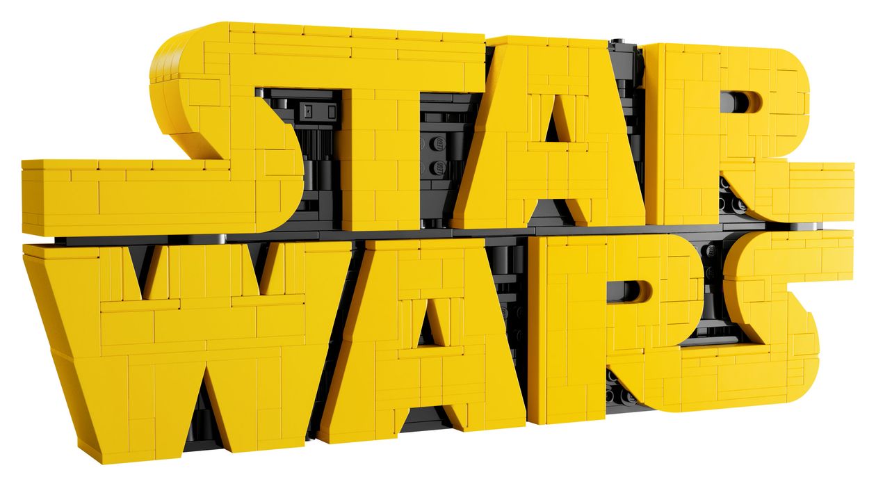 Star WarsTM Logo aus LEGO Steinen 