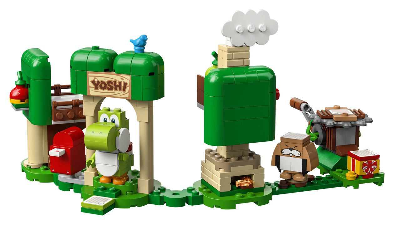 Super Mario Yoshis Geschenkhaus Erweiterungsset 246 Stück(e)  (Mehrfarbig) 