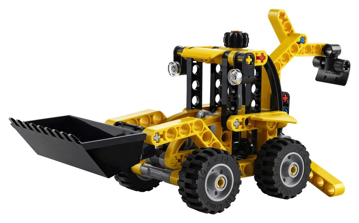 Technic Baggerlader Bauset 104 Teile  (Mehrfarbig) 
