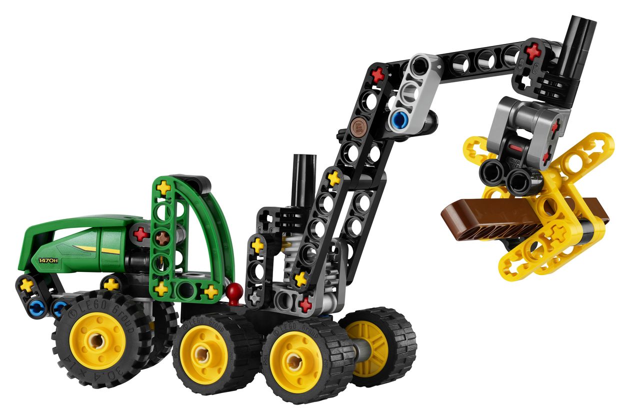 Technic John Deere 1470H Rad-Harvester Bauset 117 Teile  (Mehrfarbig) 