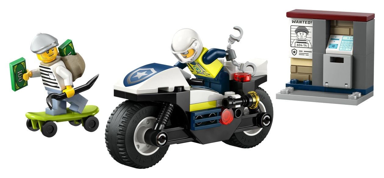 Verfolgungsjagd mit dem Polizeimotorrad 
