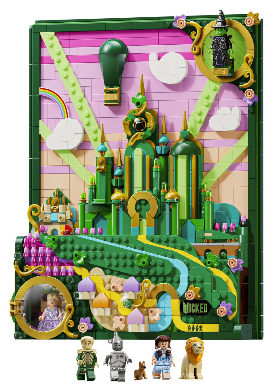 Wicked Emerald City Wandkunst Bauset 1518 Teile  (Mehrfarbig) 